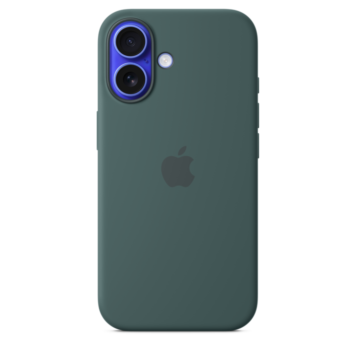 Apple iPhone 16 Silikon Case mit MagSafe, seegrün