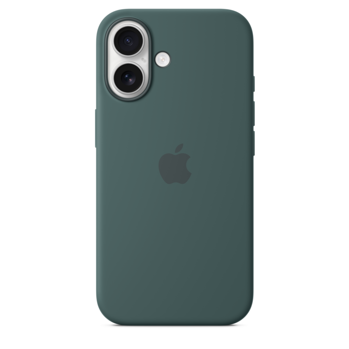 Apple iPhone 16 Silikon Case mit MagSafe, seegrün