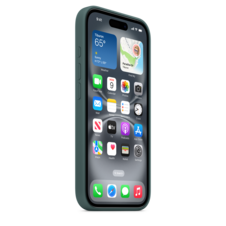 Sie sehen das Produktbild 06 von Apple iPhone 16 Silikon Case mit MagSafe, seegrün Apple iPhone 16 Silikon Case mit MagSafe, seegrün