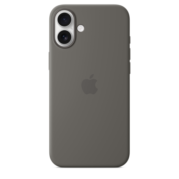 Sie sehen das Produktbild 05 von Apple iPhone 16 Plus Silikon Case mit MagSafe, steingrau Apple iPhone 16 Plus Silikon Case mit MagSafe, steingrau