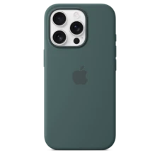 Sie sehen das Produktbild 04 von Apple iPhone 16 Pro Silikon Case mit MagSafe, seegrün Apple iPhone 16 Pro Silikon Case mit MagSafe, seegrün