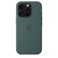 Sie sehen das Produktbild 05 von Apple iPhone 16 Pro Silikon Case mit MagSafe, seegrün Apple iPhone 16 Pro Silikon Case mit MagSafe, seegrün