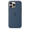Apple iPhone 16 Pro Max Silikon Case mit MagSafe, denim