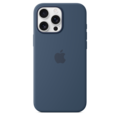 Apple iPhone 16 Pro Max Silikon Case mit MagSafe, denim