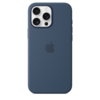 Apple iPhone 16 Pro Max Silikon Case mit MagSafe, denim