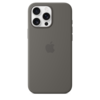 Apple iPhone 16 Pro Max Silikon Case mit MagSafe, steingrau