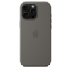 Apple iPhone 16 Pro Max Silikon Case mit MagSafe, steingrau