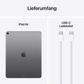 Apple iPad Air 13" Wi-Fi + Cellular, 128GB, space grau>