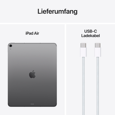 Apple iPad Air 13" Wi-Fi + Cellular, 128GB, space grau>