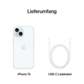 iPhone 15, 256GB, blau