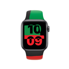 Apple Watch 40mm Black Unity Sportarmband, M/L