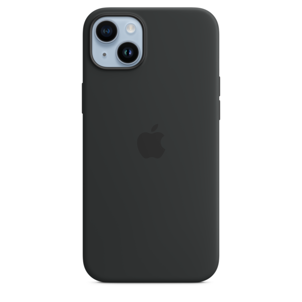 Sie sehen das Produktbild 02 von Apple iPhone 14 Plus Silikon Case mit MagSafe, mitternacht Apple iPhone 14 Plus Silikon Case mit MagSafe, mitternacht