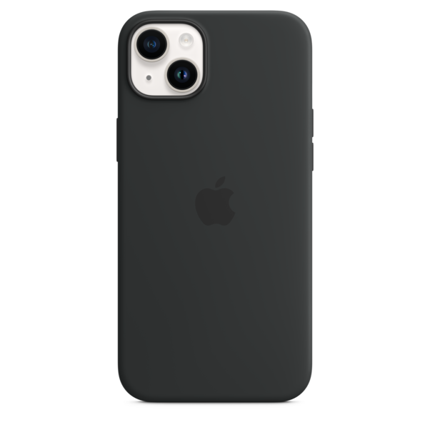 Sie sehen das Produktbild 05 von Apple iPhone 14 Plus Silikon Case mit MagSafe, mitternacht Apple iPhone 14 Plus Silikon Case mit MagSafe, mitternacht