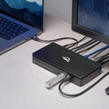 Sie sehen das Produktbild 06 von OWC Thunderbolt 5 11 Port Dock mit Dual 10GbE, schwarz OWC Thunderbolt 5 11 Port Dock mit Dual 10GbE, schwarz