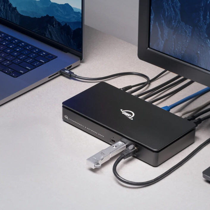 OWC Thunderbolt 5 11 Port Dock mit Dual 10GbE, schwarz