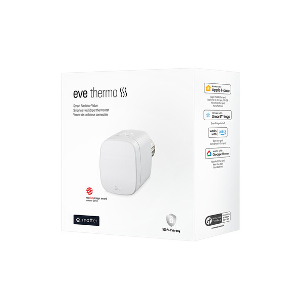 Sie sehen das Produktbild 03 von Eve Thermo Matter, smartes Heizkörperthermostat, weiß Eve Thermo Matter, smartes Heizkörperthermostat, weiß