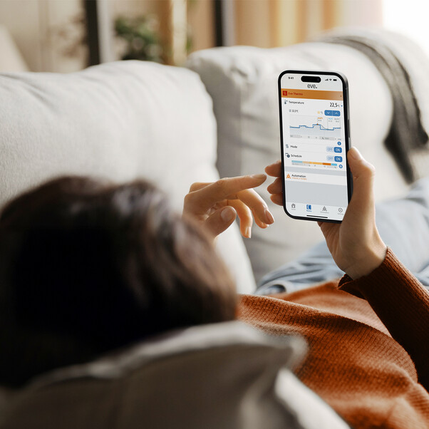 Eve Thermo Matter (5.Gen.), smartes Heizkörperthermostat, weiß