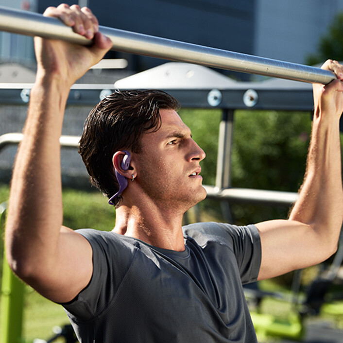 JBL Endurance Pace, Open-Ear-Sport-Kopfhörer, weiss