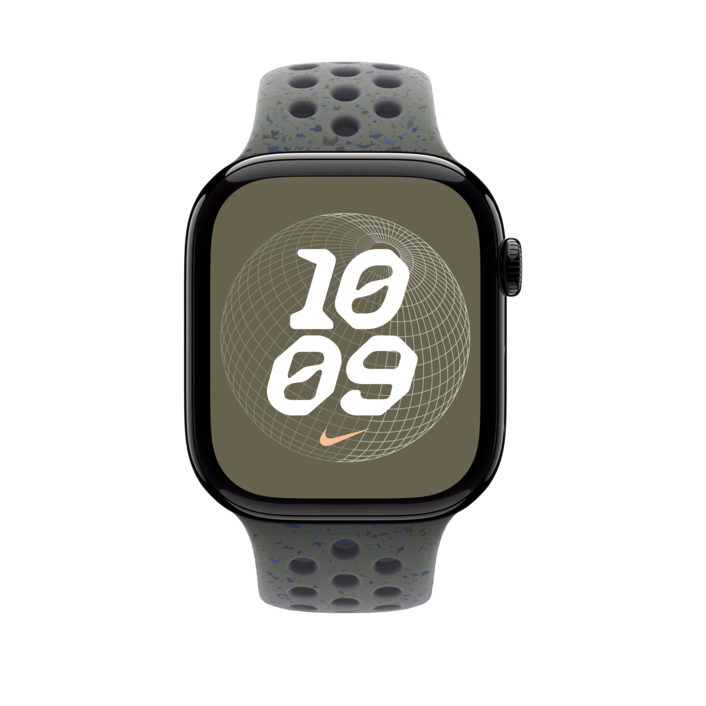 Sie sehen das Produktbild 06 von Apple Watch 46mm Nike Sportarmband, cargo khaki - S/M Apple Watch 46mm Nike Sportarmband, cargo khaki - S/M