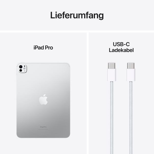 11" iPad Pro Wi-Fi 256 GB Standardglas - Silber (M4)