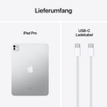 11" iPad Pro Wi-Fi 256 GB Standardglas - Silber (M4)
