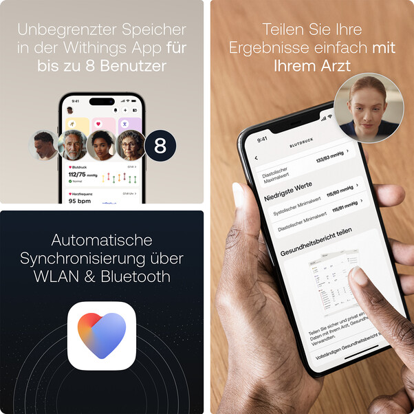 Withings Blutdruck- und EKG-Messgerät BPM Vision