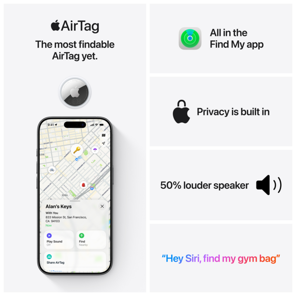 Apple AirTag, 1er-Pack
