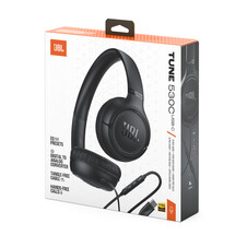 JBL TUNE530C, kabelgebundener On-Ear Kopfhörer, schwarz