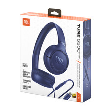JBL TUNE530C, kabelgebundener On-Ear Kopfhörer, blau