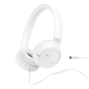 JBL TUNE530C, kabelgebundener On-Ear Kopfhörer, weiß