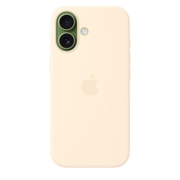 iPhone 17 Silicone Case mit MagSafe, Vanille
