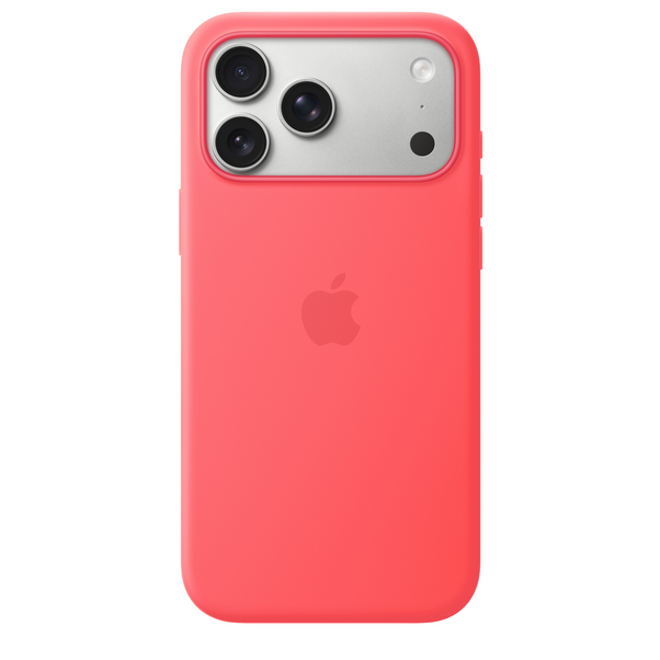 iPhone 17 Pro Max Silikon Case mit MagSafe - Guavepink