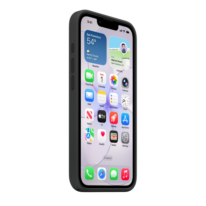 iPhone 17e Silicone Case mit MagSafe, Schwarz