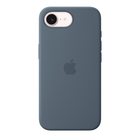 Sie sehen das Produktbild 01 von iPhone 17e Silikon Case mit MagSafe – Maritimblau iPhone 17e Silikon Case mit MagSafe – Maritimblau