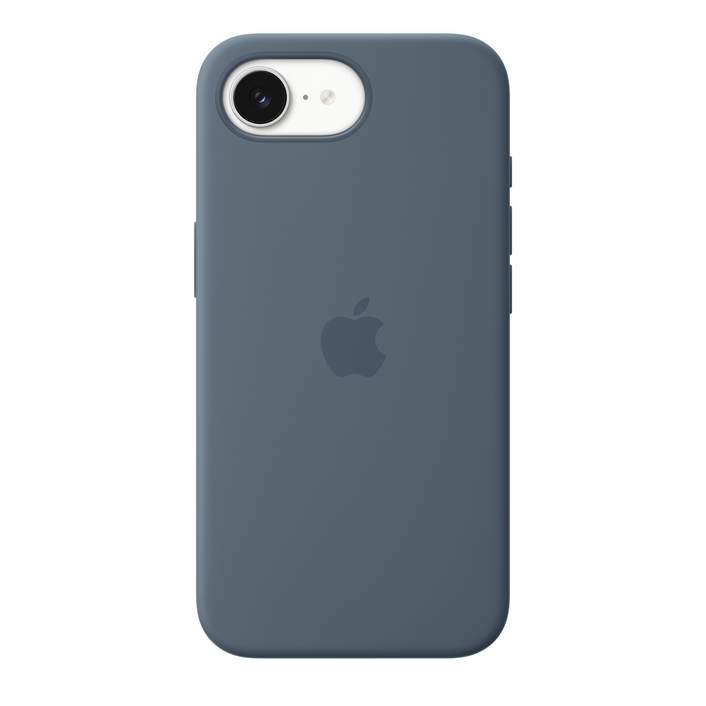 iPhone 17e Silicone Case mit MagSafe, Ankerblau