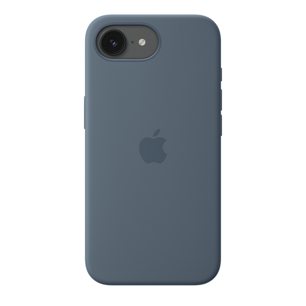 iPhone 17e Silicone Case mit MagSafe, Ankerblau