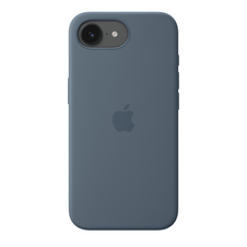 iPhone 17e Silicone Case mit MagSafe, Ankerblau