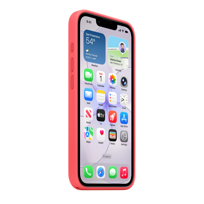 iPhone 17e Silicone Case mit MagSafe, Helle Guave