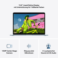 MacBook Air 13" mit M5 chip, 10-core CPU und 10-core GPU, 24GB, 1TB SSD, Himmelblau