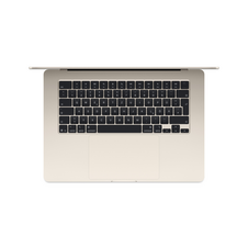 Sie sehen das Produktbild 02 von MacBook Air 15" mit M5 chip, 10-core CPU und 10-core GPU, 16GB, 1TB SSD, Polarstern MacBook Air 15" mit M5 chip, 10-core CPU und 10-core GPU, 16GB, 1TB SSD, Polarstern