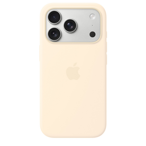 iPhone 17 Pro Silicone Case mit MagSafe, Vanille