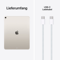 13" iPad Air Wi-Fi + Cellular 128GB, Polarstern