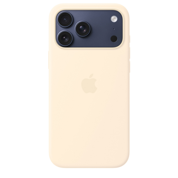 Sie sehen das Produktbild 04 von iPhone 17 Pro Max Silikon Case mit MagSafe - Vanille iPhone 17 Pro Max Silikon Case mit MagSafe - Vanille