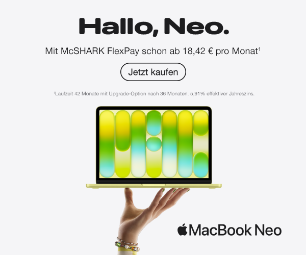 Startseitenbanner MacBook Neo