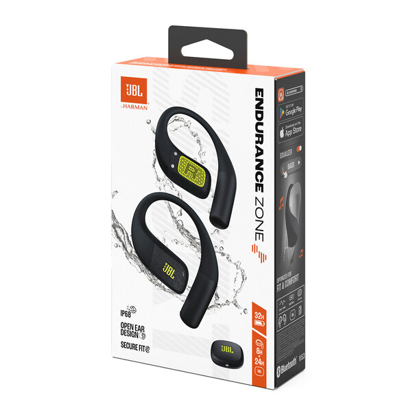JBL Endurance Zone, Open-Ear-Sport-Kopfhörer, schwarz-gelb