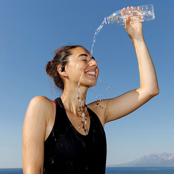 JBL Endurance Zone, Open-Ear-Sport-Kopfhörer, schwarz-weiss
