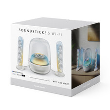 Sie sehen das Produktbild 06 von Harman/Kardon Soundsticks 5, 2.1-Kanal-Bluetooth-Lautsprecher mit HDMI und Beleuchtung, weiss Harman/Kardon Soundsticks 5, 2.1-Kanal-Bluetooth-Lautsprecher mit HDMI und Beleuchtung, weiss