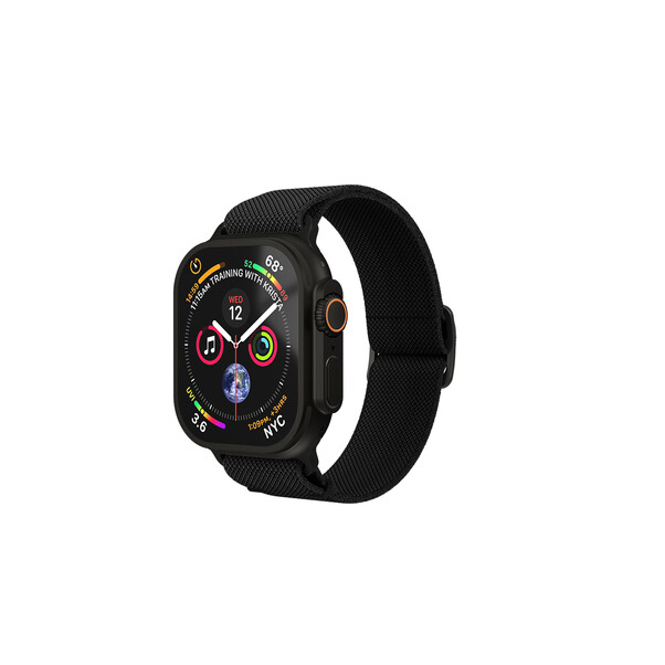 Vonmählen Classic Nylon Loop für Apple Watch 40/41/42mm, schwarz