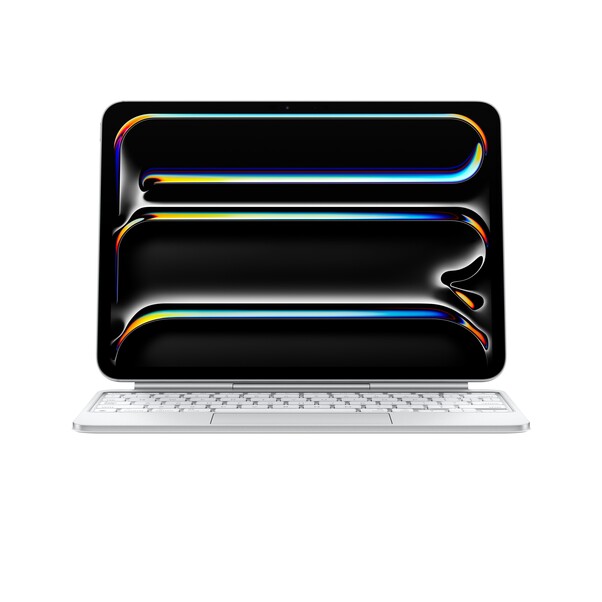Magic Keyboard für 11" iPad Pro (M4) - Niederländisch - Weiß
