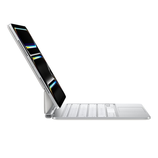 Magic Keyboard für 11" iPad Pro (M4) - Englisch (Großbritannien) - Weiß
